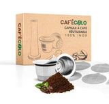 Boite de capsule à café réutilisable Cafécolo compatible nespresso