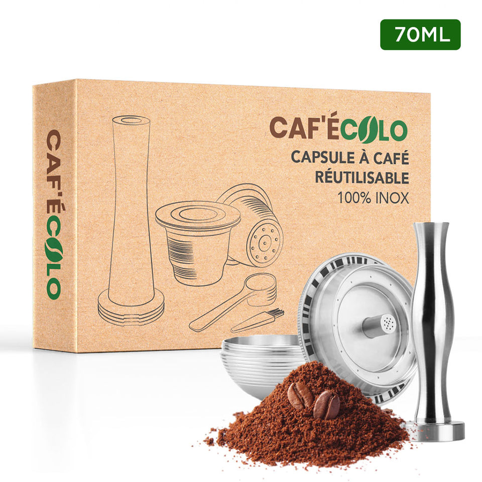 Capsule réutilisable Nespresso Vertuo Cafecolo™, 100% inox