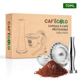 Capsule réutilisable Nespresso Vertuo Cafecolo™, 100% inox