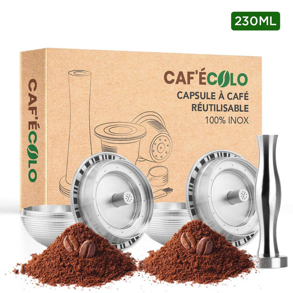 Capsule réutilisable Nespresso Vertuo Cafecolo™, 100% inox