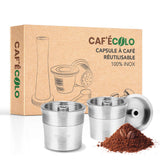 Capsule réutilisable Cafecolo™ pour Illy, 100% inox