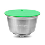 Capsule réutilisable Cafecolo™ pour Dolce Gusto 100% inox avec couvercle en silicone - Caf'ecolo