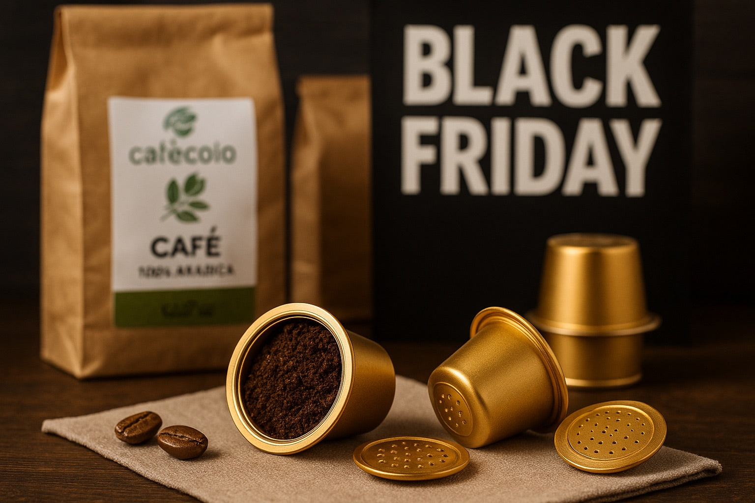 Black Friday Cafécolo : -15% supplémentaires sur vos capsules réutilisables !