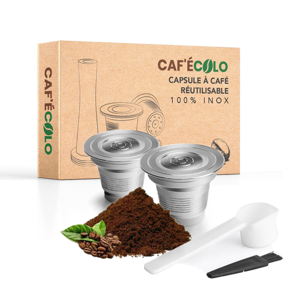 Capsule réutilisable L'OR Barista Double XXL 100% inox par Cafecolo™ –  Caf'écolo