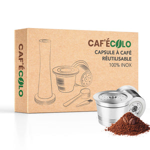 Capsule réutilisable Cafecolo™ pour Caffitaly/Caffissimo, 100% inox