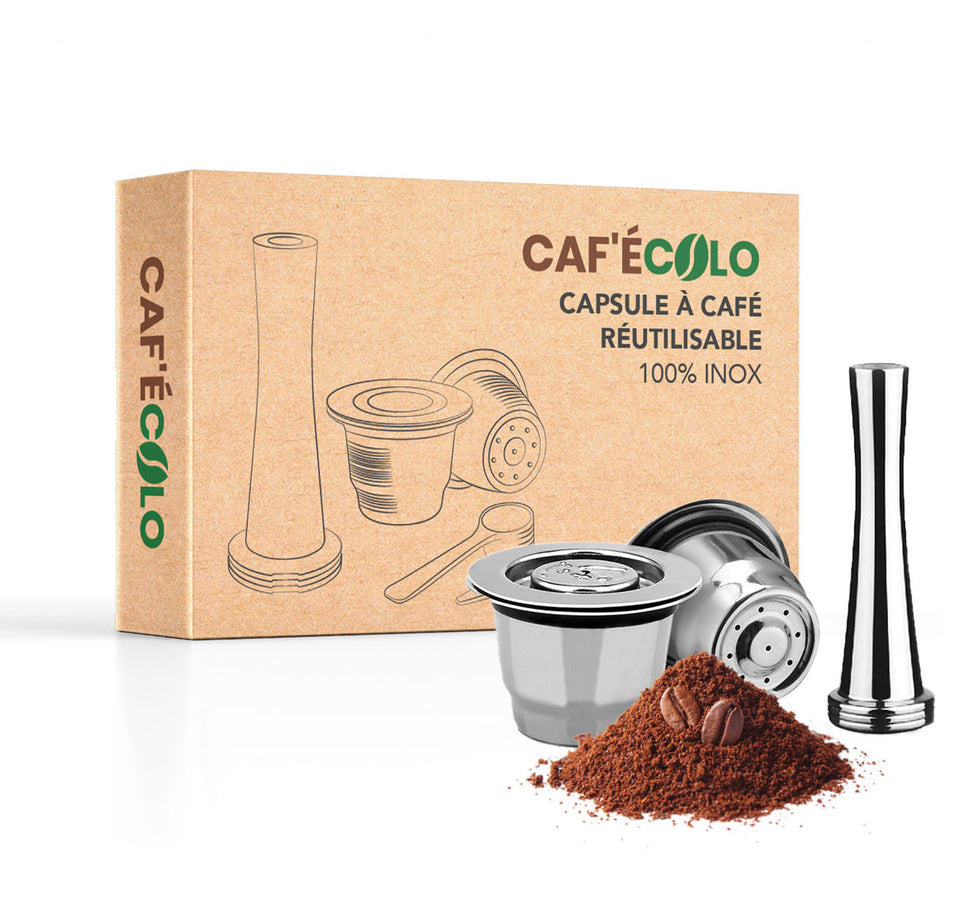 Capsule à café réutilisable 100% inox Cafécolo