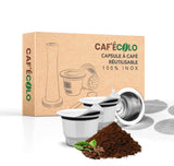 Boite de capsules réutilisables Cafécolo compatibles nespresso 