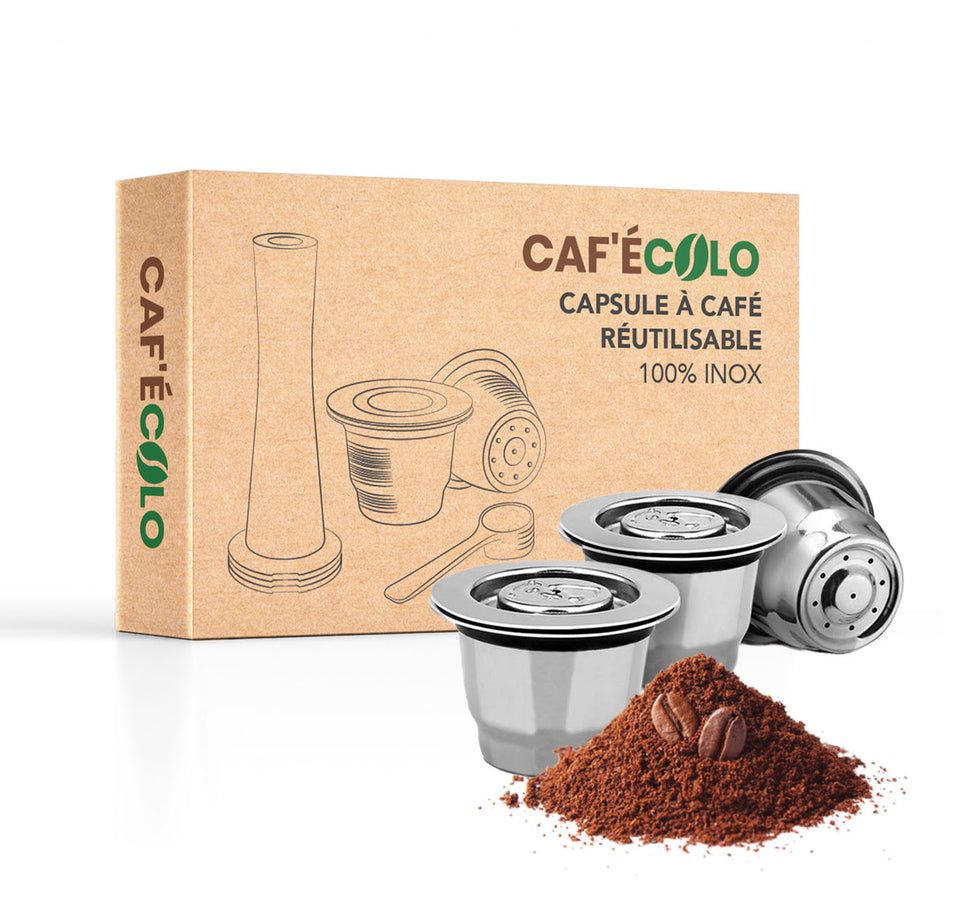 Capsule réutilisable Nespresso 100% inox par Cafecolo™