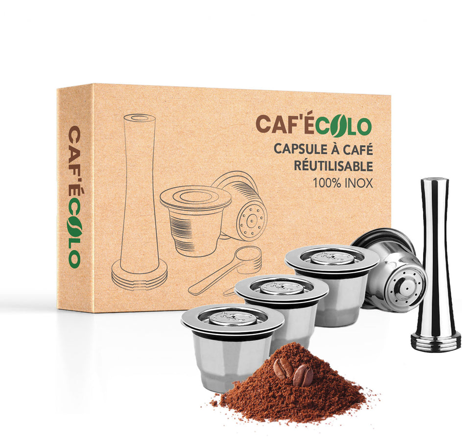 Capsule réutilisable Nespresso 100% inox par Cafecolo™