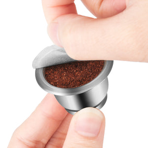 Capsule réutilisable compatible avec toutes les machines nespresso