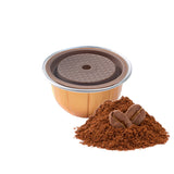Capsule réutilisable zéro déchet compatible machine Nespresso Vertuo par Cafécolo