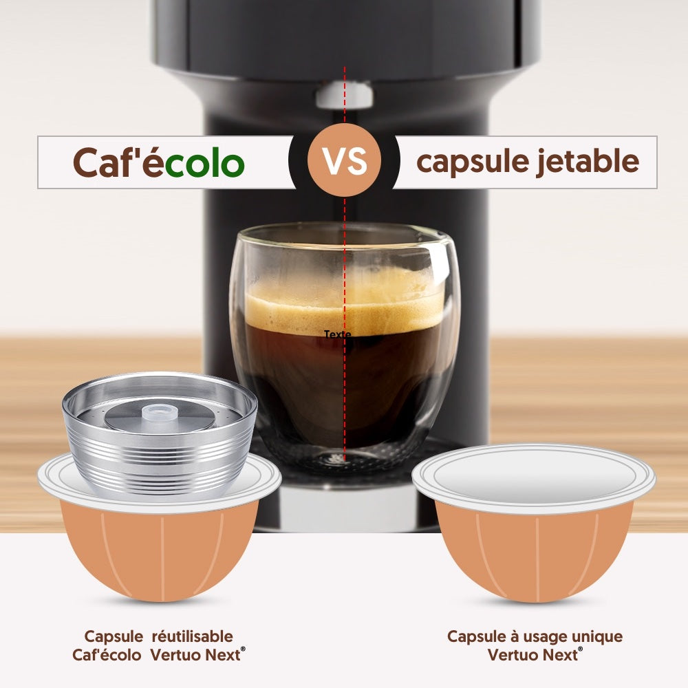 Capsule réutilisable Cafecolo™ pour Nespresso Vertuo Next – Caf'écolo