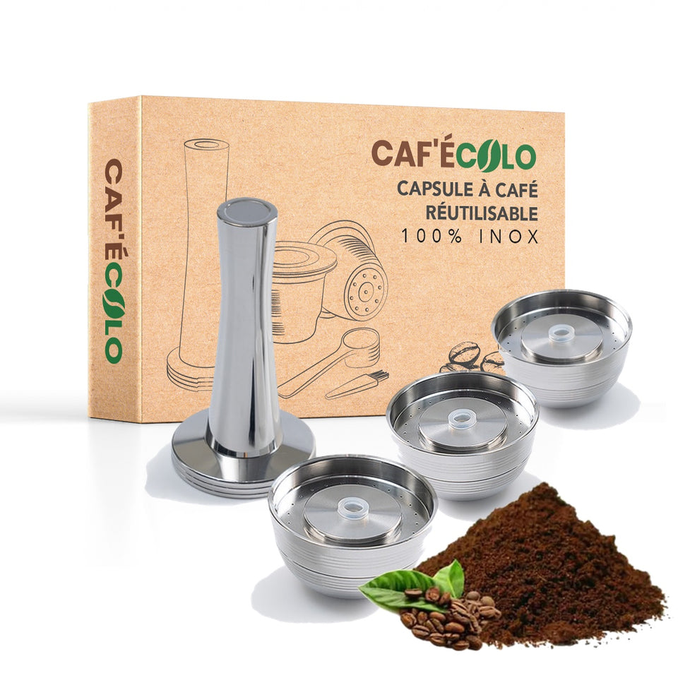 Eco capsule rechargeable Cafécolo nespresso vertuo next