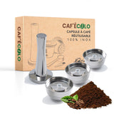 Eco capsule rechargeable Cafécolo nespresso vertuo next