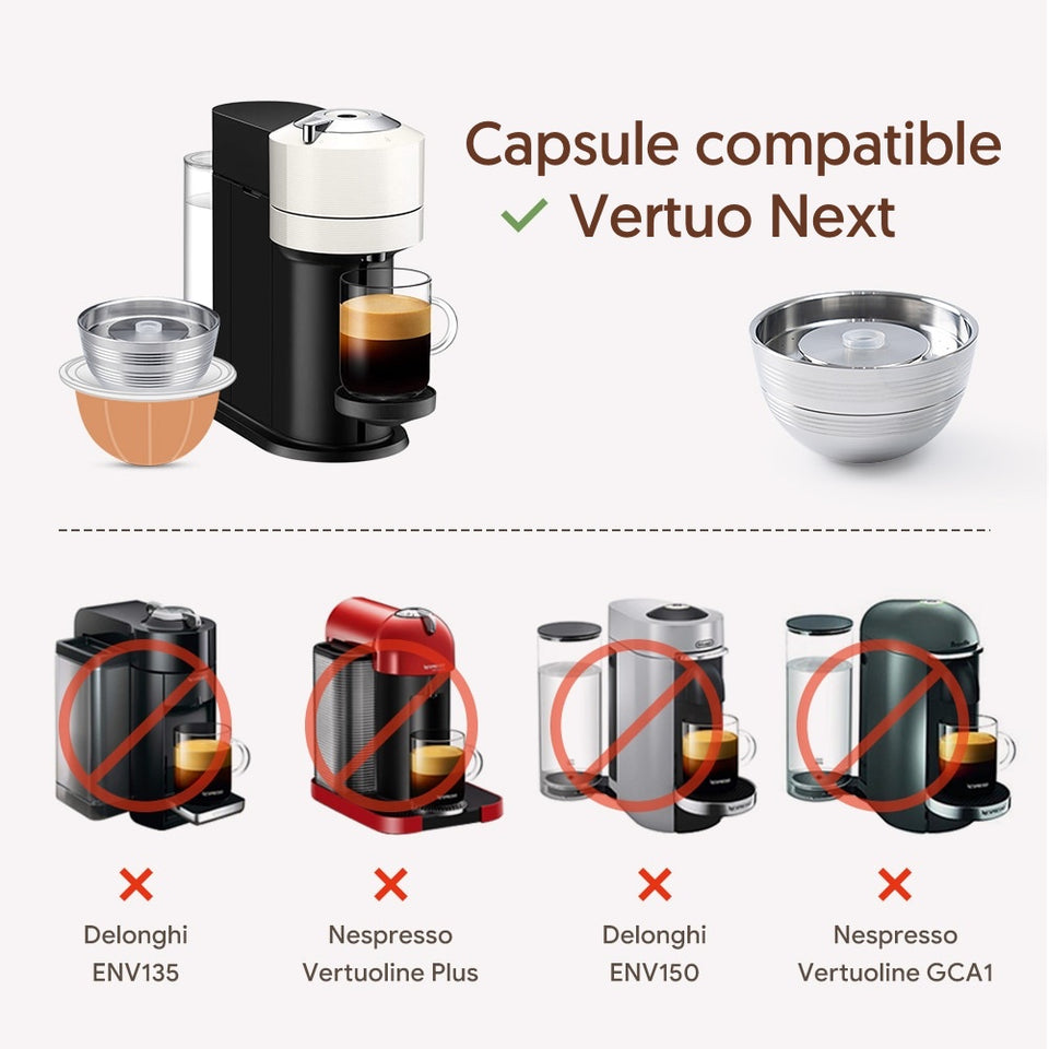 3*Capsules Réutilisables Pour Machine À Café Nespresso - Prix en