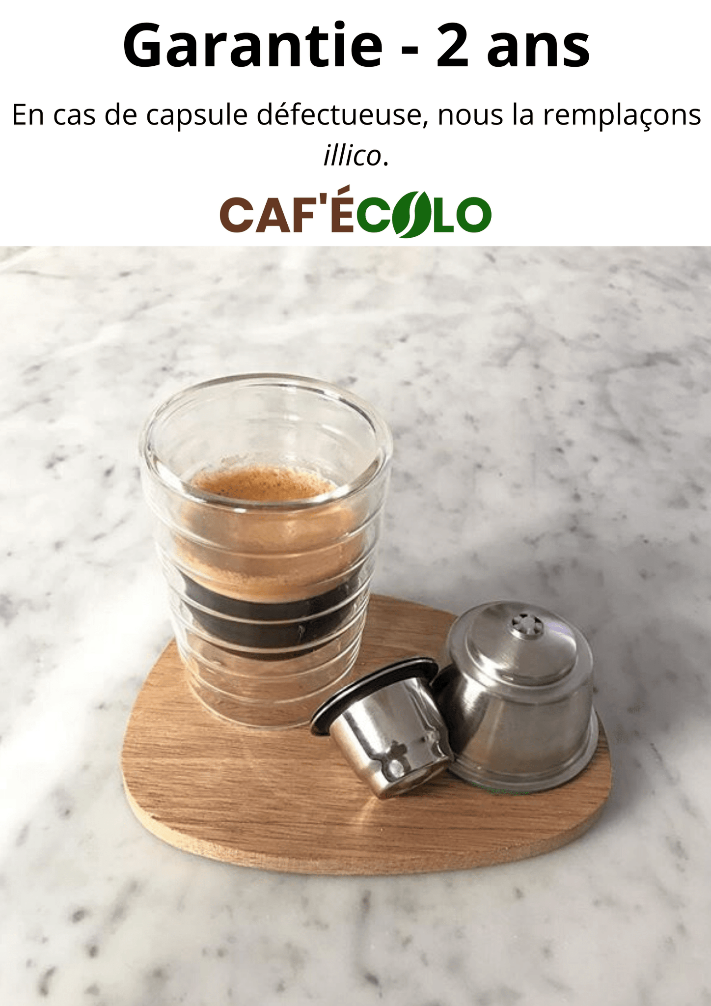 Capsule réutilisable Senseo 100% inox par Cafecolo™ – Caf'écolo